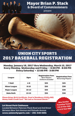 2017 baseball registration