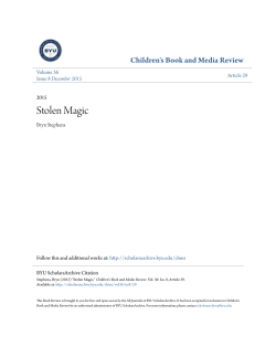 Stolen Magic - BYU ScholarsArchive
