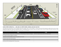 CHURCH STREET ALTERNATE No. 1 &ndash; BIKE LANES, ON