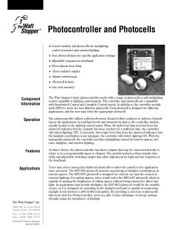 Photocontroller and Photocells