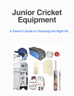 Equipment for Juniors
