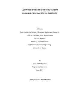 low-cost grain bin moisture sensor using multiple capacitive elements