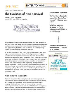 The Evolution of Hair Removal
