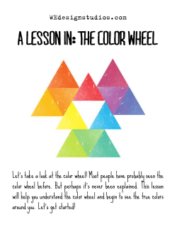 THE COLOR WHEEL - WE Design Studios