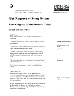 The Legends of King Arthur