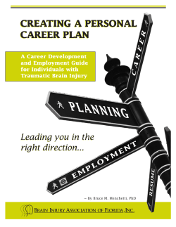 Creating a Personal Career Plan