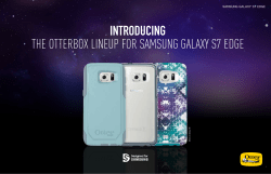 introducing the otterbox lineup for samsung galaxy s7 edge