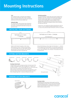 Mounting Caracol - Areco Profiles Sweden