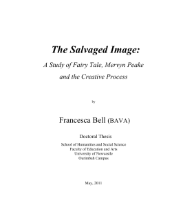 The Salvaged Image - NOVA: The University of Newcastle Research