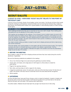 July: Loyal - Boy Scouts of America
