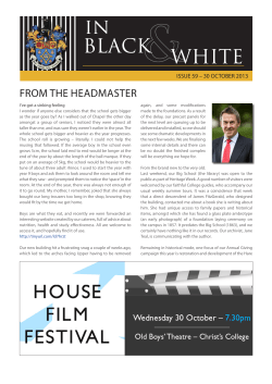 29 October 2013 - Christ`s College