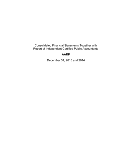2015 Audited Financial Statements