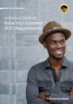 Account Opening Requirements