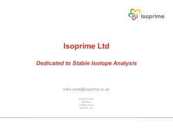 Isoprime Ltd