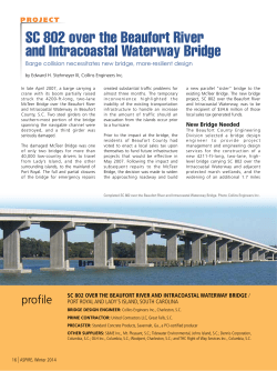 SC 802 over the Beaufort River and Intracoastal Waterway Bridge