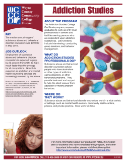 Addiction Studies CERT