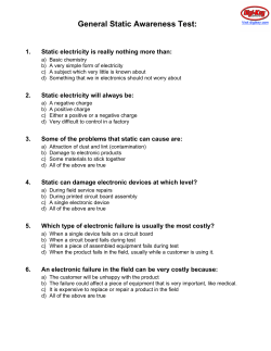 General Static Awareness Test