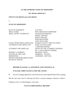 IN THE SUPREME COURT OF MISSISSIPPI NO. 2014-KA