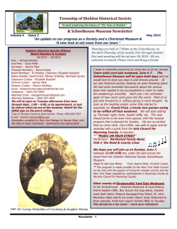May 2015 Issue - Town of Sheldon