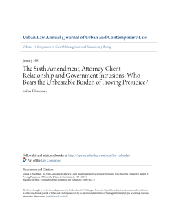 The Sixth Amendment, Attorney