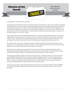 Mission of the Month