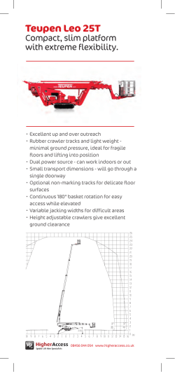 Teupen Leo 25T - Higher Access