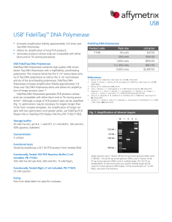 FideliTaq DNA Polymerase - Thermo Fisher Scientific