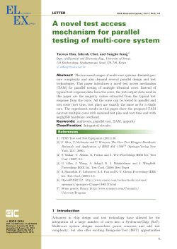 A novel test access mechanism for parallel testing of multi