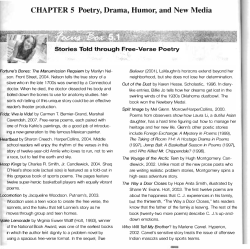 CHAPTER 5 Poetry, Drama, Humor, and New Media