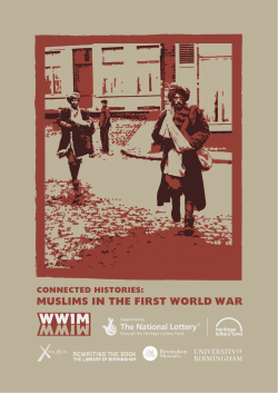 Muslims in the First World War