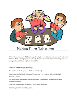 Making Times Tables Fun