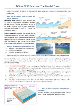 AQA A GCSE Revision: The Coastal Zone