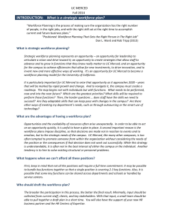 INTRODUCTION: What is a strategic workforce plan?