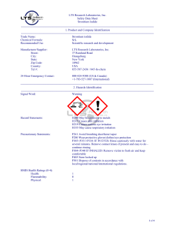 SDS: Strontium Iodide (SrI2)