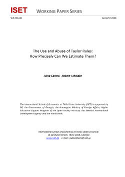 The Use and Abuse of Taylor Rules: How PRecisely Can We