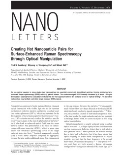 Creating Hot Nanoparticle Pairs for Surface
