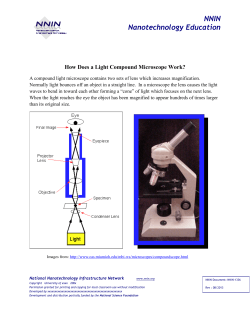 Microscope information page - National Nanotechnology