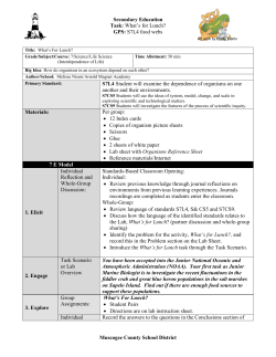 Melissa Niemi - What`s For Lunch?