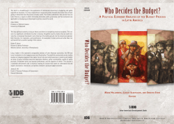 Who Decides the Budget? - Inter