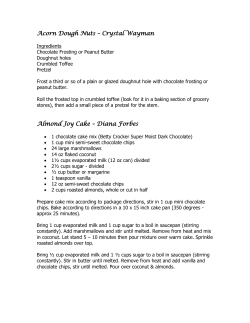 Acorn Dough Nuts &ndash; Crystal Wayman