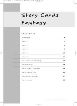 Story Cards Fantasy