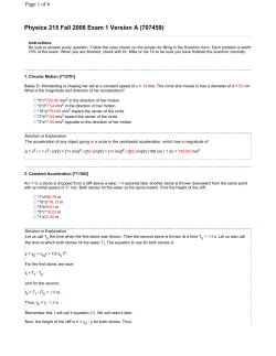 Exam A - Personal Web Hosting