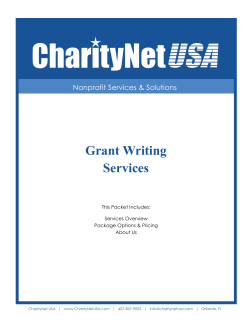 Grant Writing Services