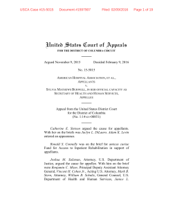 United States Court of Appeals - American Hospital Association