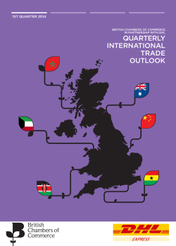 QUARTERLY INTERNATIONAL TRADE OUTLOOK