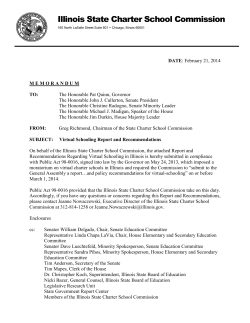 Illinois State Charter School Commission Virtual Schooling Report