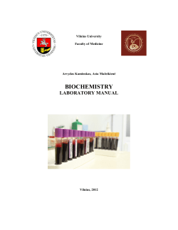 biochemistry laboratory manual