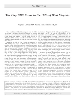The Day NBC Came to the Hills of West Virginia