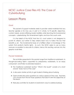 NCSC Justice Case Files #5 - National Center for State Courts