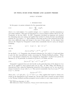 ON WEYL SUMS OVER PRIMES AND ALMOST